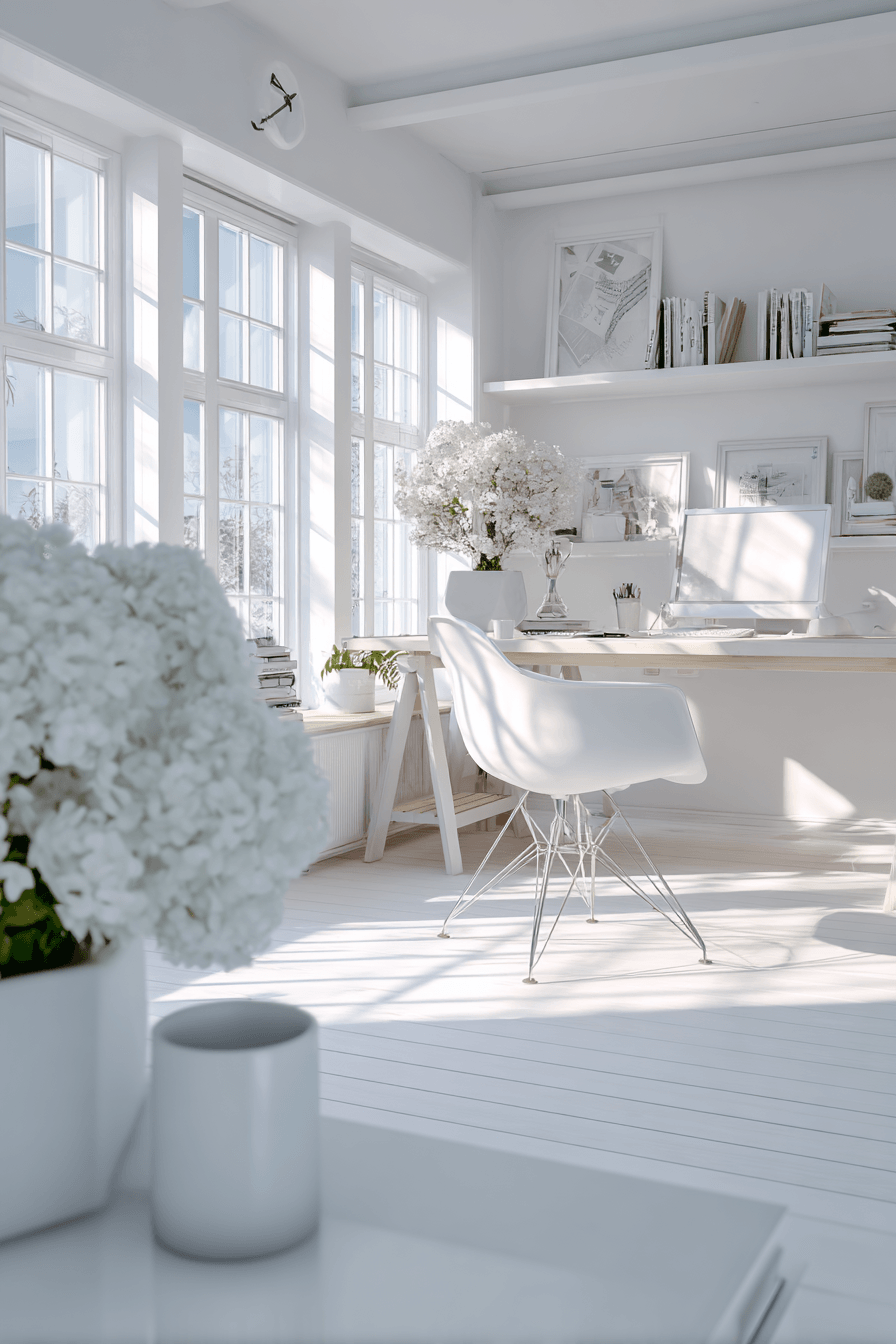 27 Minimalist Office Designs for a Clean and Clutter Free Space