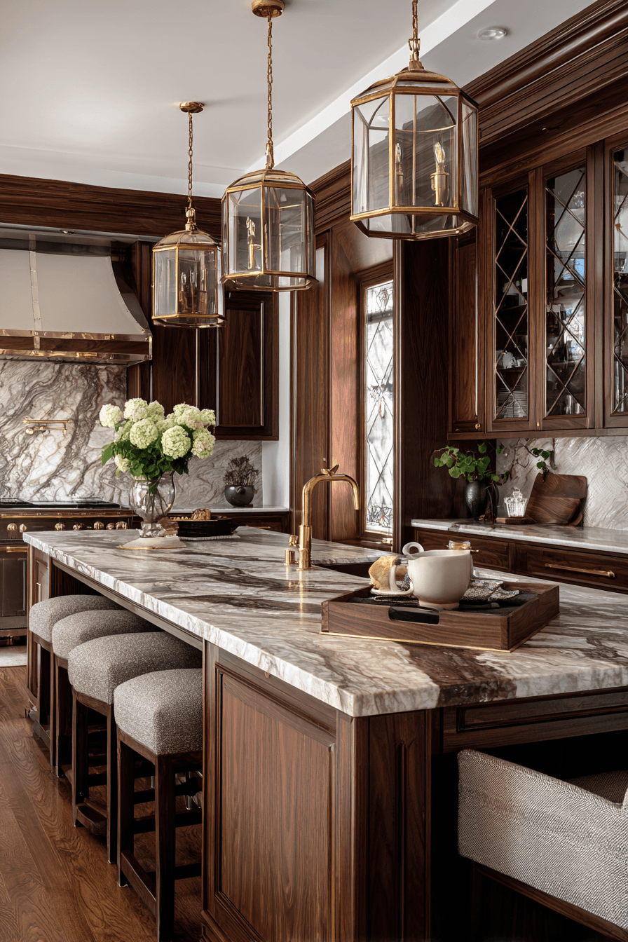 27 Walnut Kitchen Cabinet Ideas for a Warm and Timeless Home