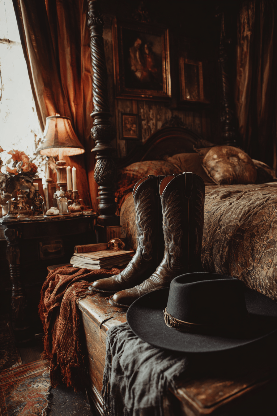 27 Western Gothic Bedroom Ideas That Feel Mysterious and Luxe