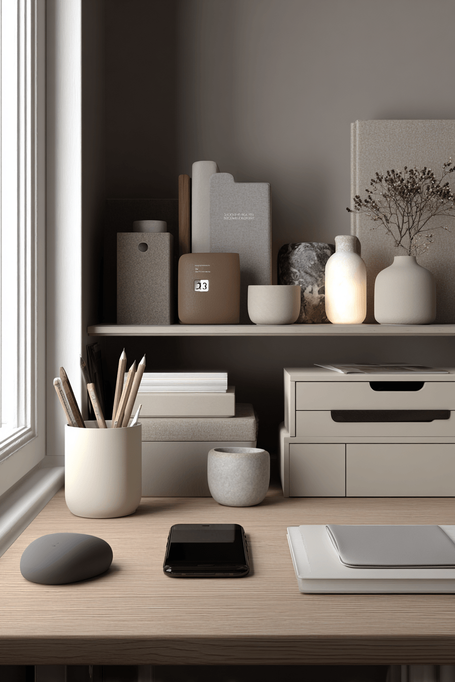 27 Minimalist Office Designs for a Clean and Clutter Free Space