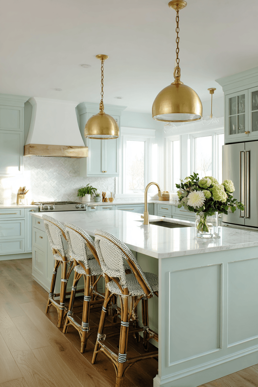 27 Gorgeous Mint Green Kitchen Cabinets Ideas You Will Love