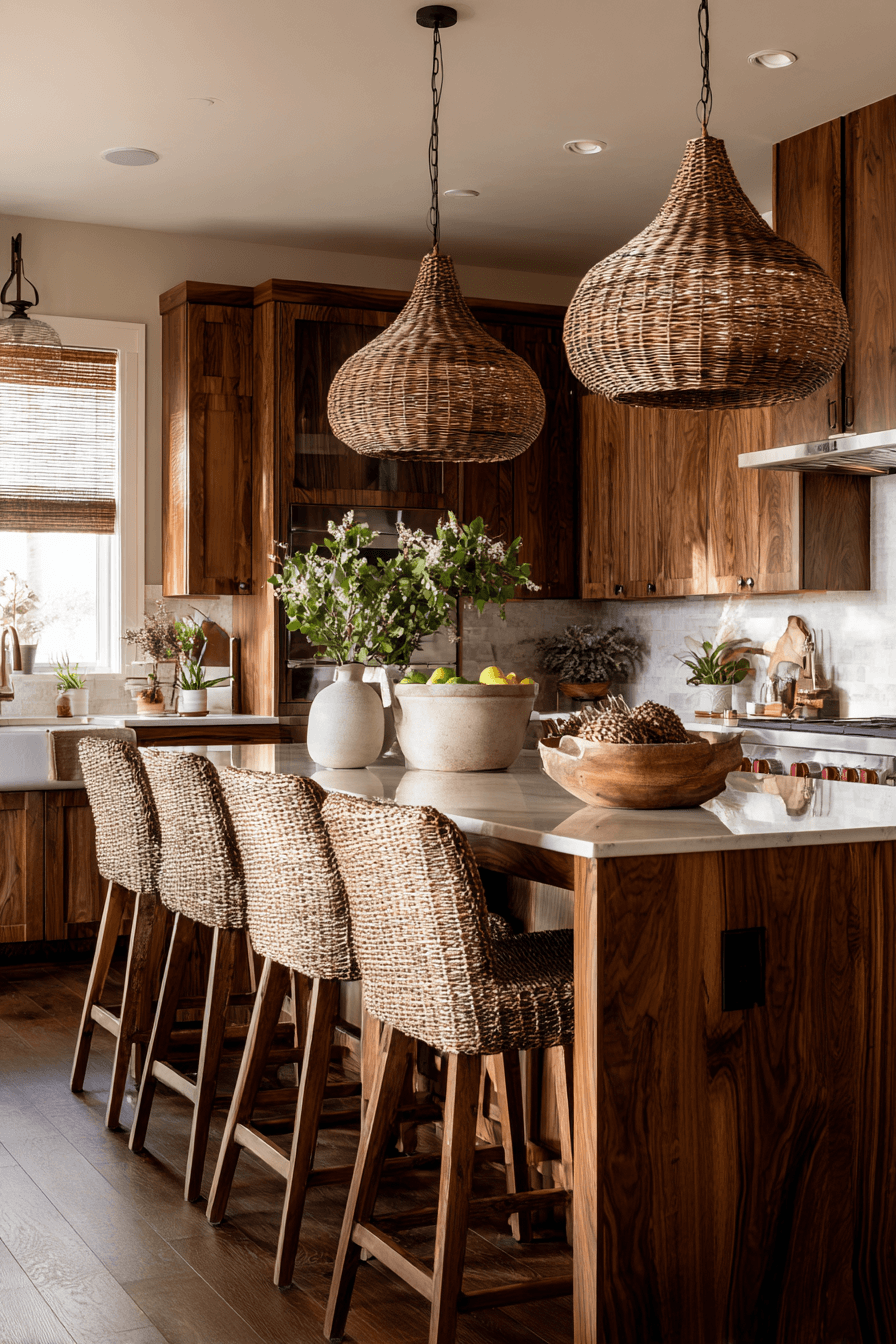 27 Walnut Kitchen Cabinet Ideas for a Warm and Timeless Home