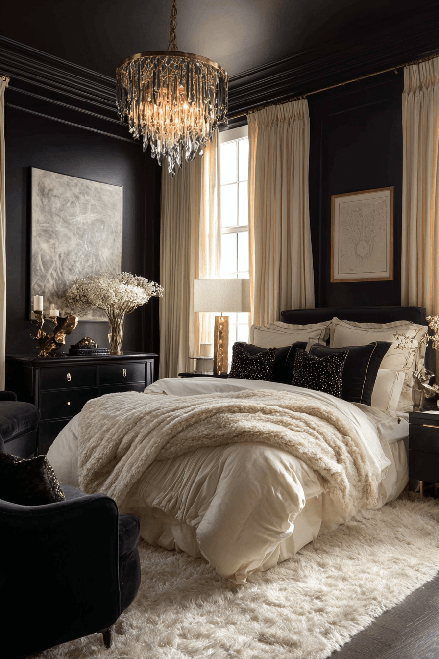 27 Black and Cream Bedroom Ideas for a Chic and Cozy Space
