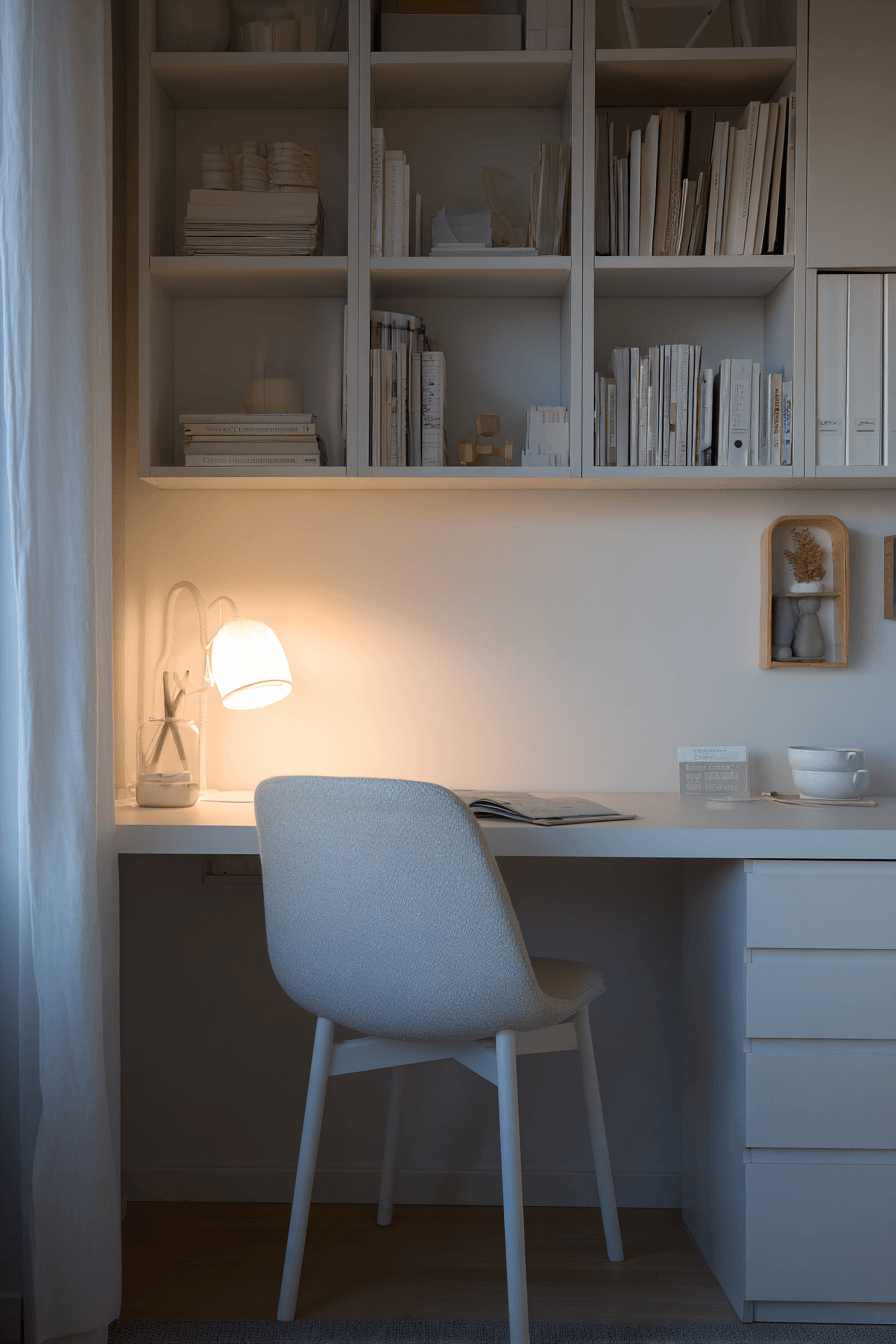 27 Minimalist Office Designs for a Clean and Clutter Free Space