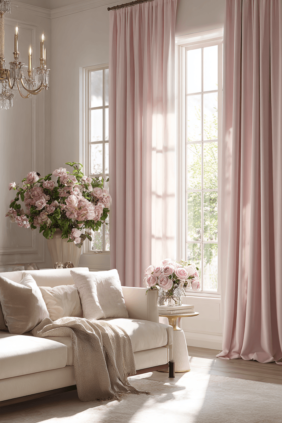 27 Gorgeous Pink Living Room Ideas to Brighten Your Space