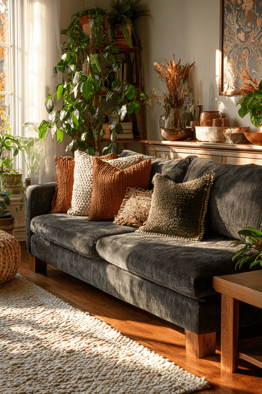 27 Dark Grey Couch Living Room Ideas That Look Stylish and Cozy