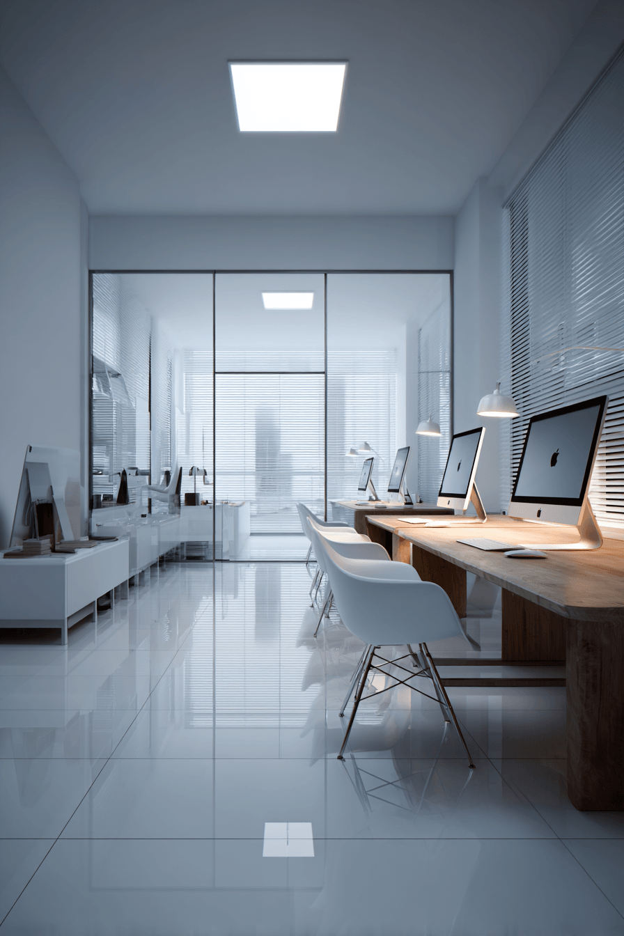 27 Minimalist Office Designs for a Clean and Clutter Free Space