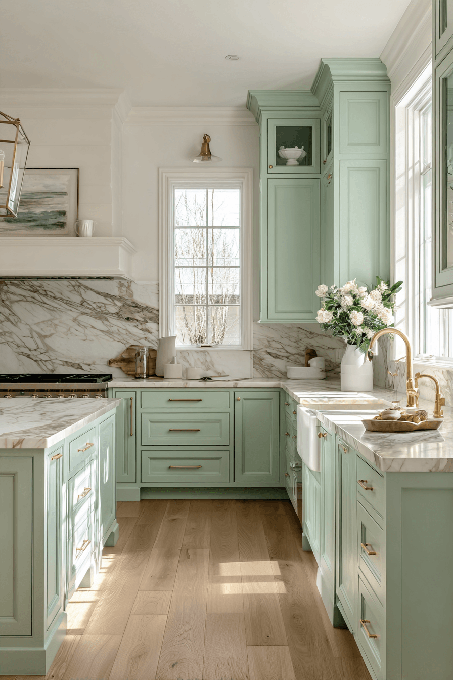27 Gorgeous Mint Green Kitchen Cabinets Ideas You Will Love