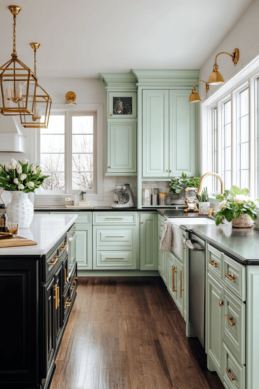 27 Gorgeous Mint Green Kitchen Cabinets Ideas You Will Love