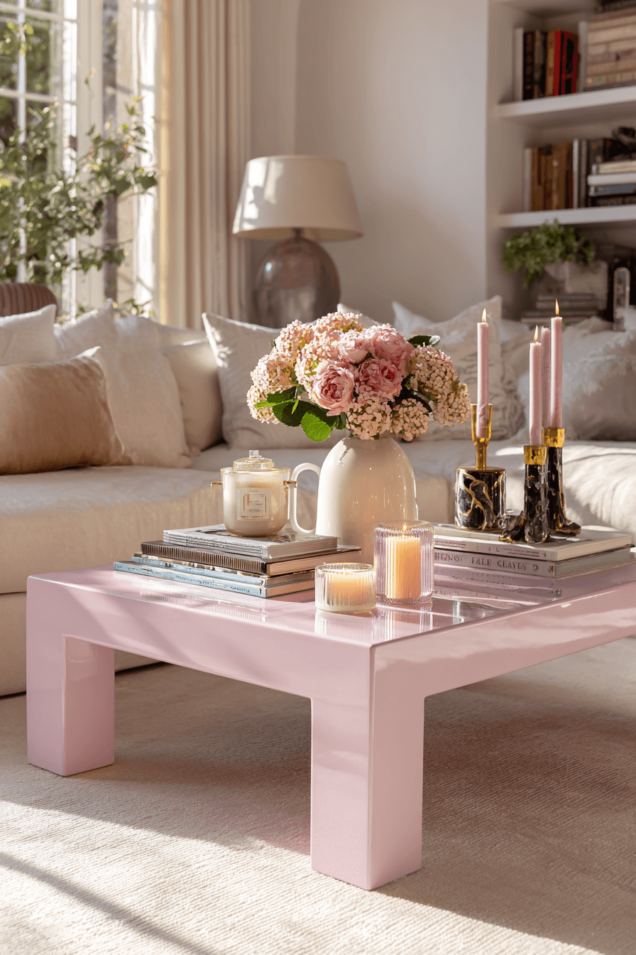 27 Gorgeous Pink Living Room Ideas to Brighten Your Space