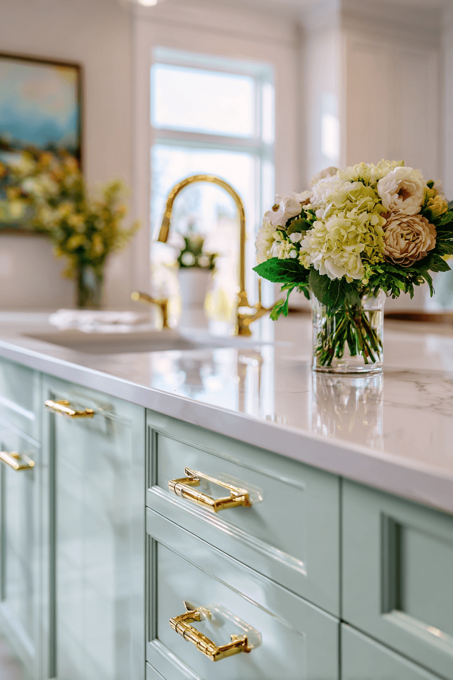 27 Gorgeous Mint Green Kitchen Cabinets Ideas You Will Love