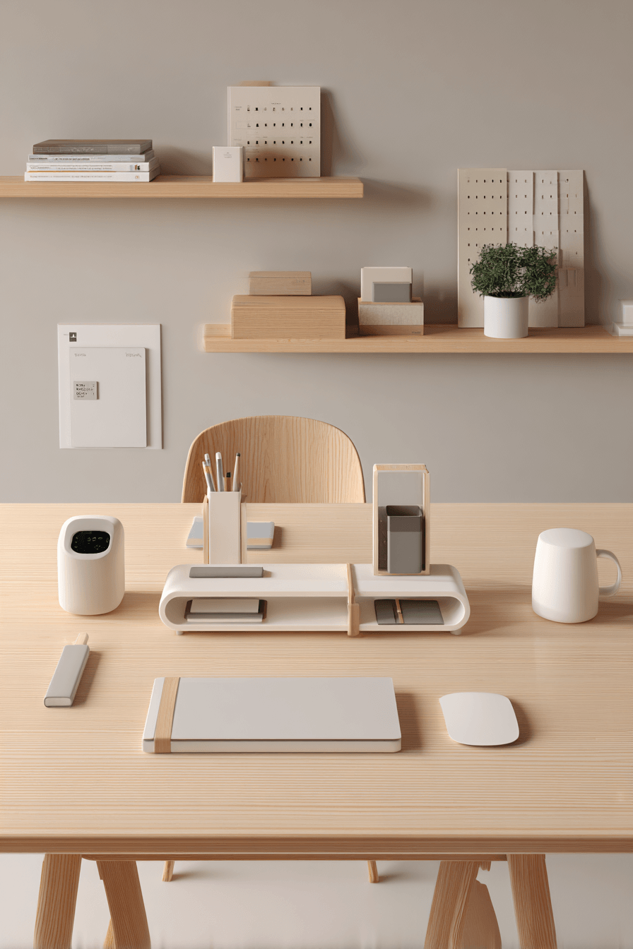 27 Minimalist Office Designs for a Clean and Clutter Free Space