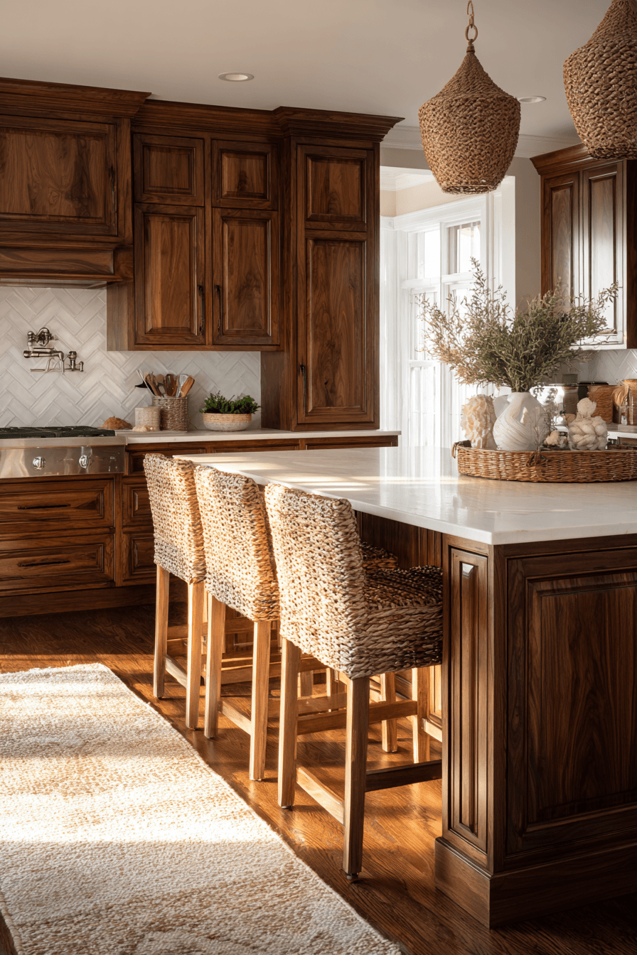 27 Walnut Kitchen Cabinet Ideas for a Warm and Timeless Home