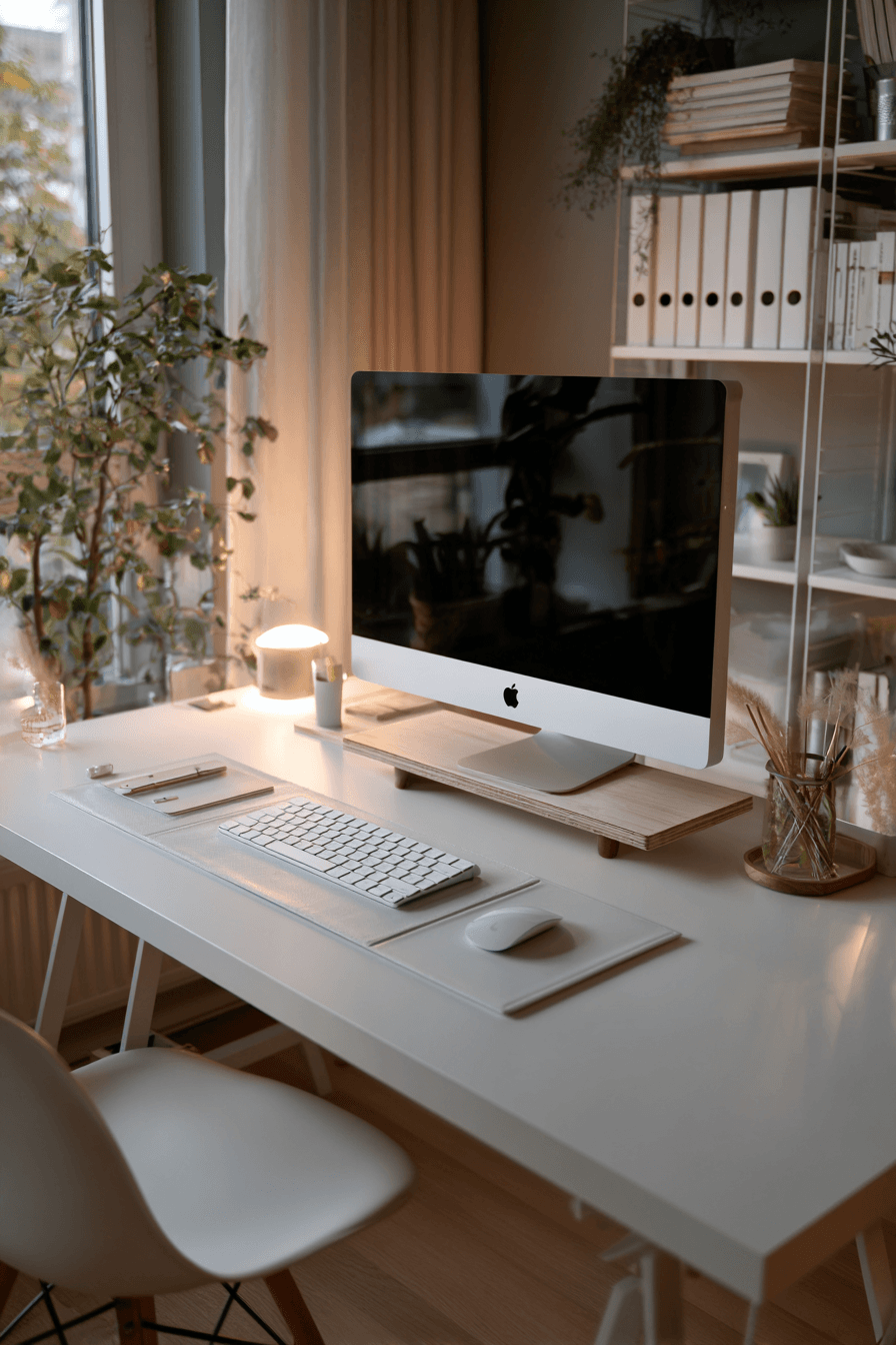 27 Minimalist Office Designs for a Clean and Clutter Free Space