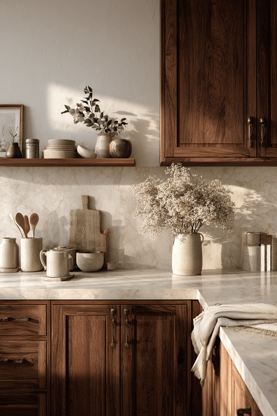 27 Walnut Kitchen Cabinet Ideas for a Warm and Timeless Home