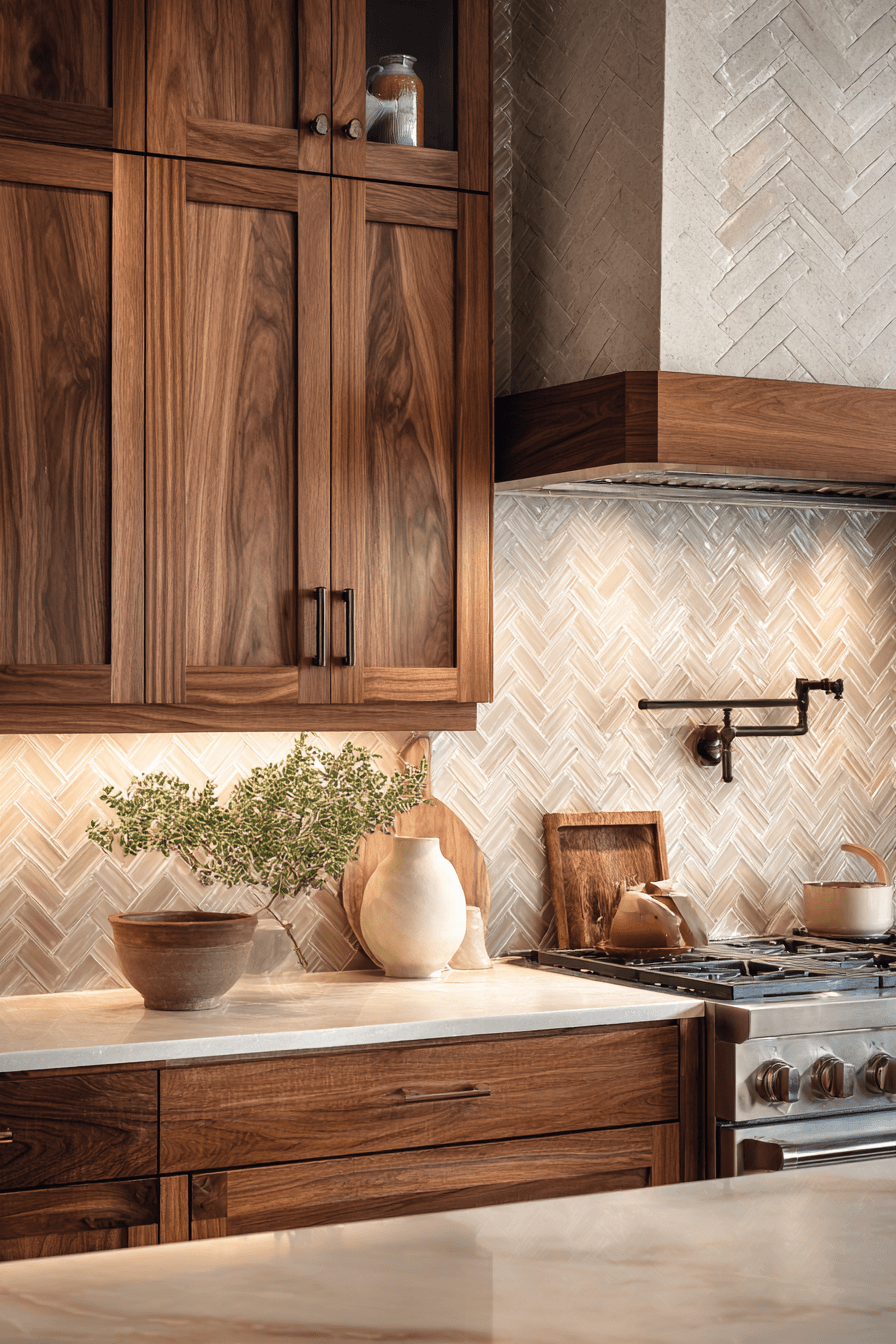 27 Walnut Kitchen Cabinet Ideas for a Warm and Timeless Home