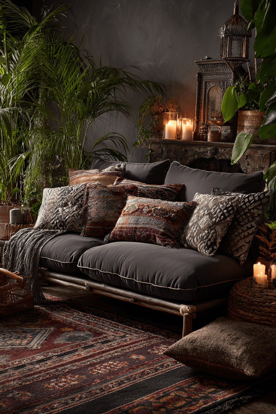 27 Dark Grey Couch Living Room Ideas That Look Stylish and Cozy