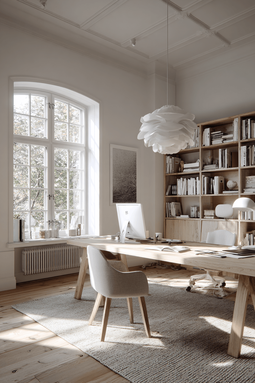 27 Minimalist Office Designs for a Clean and Clutter Free Space