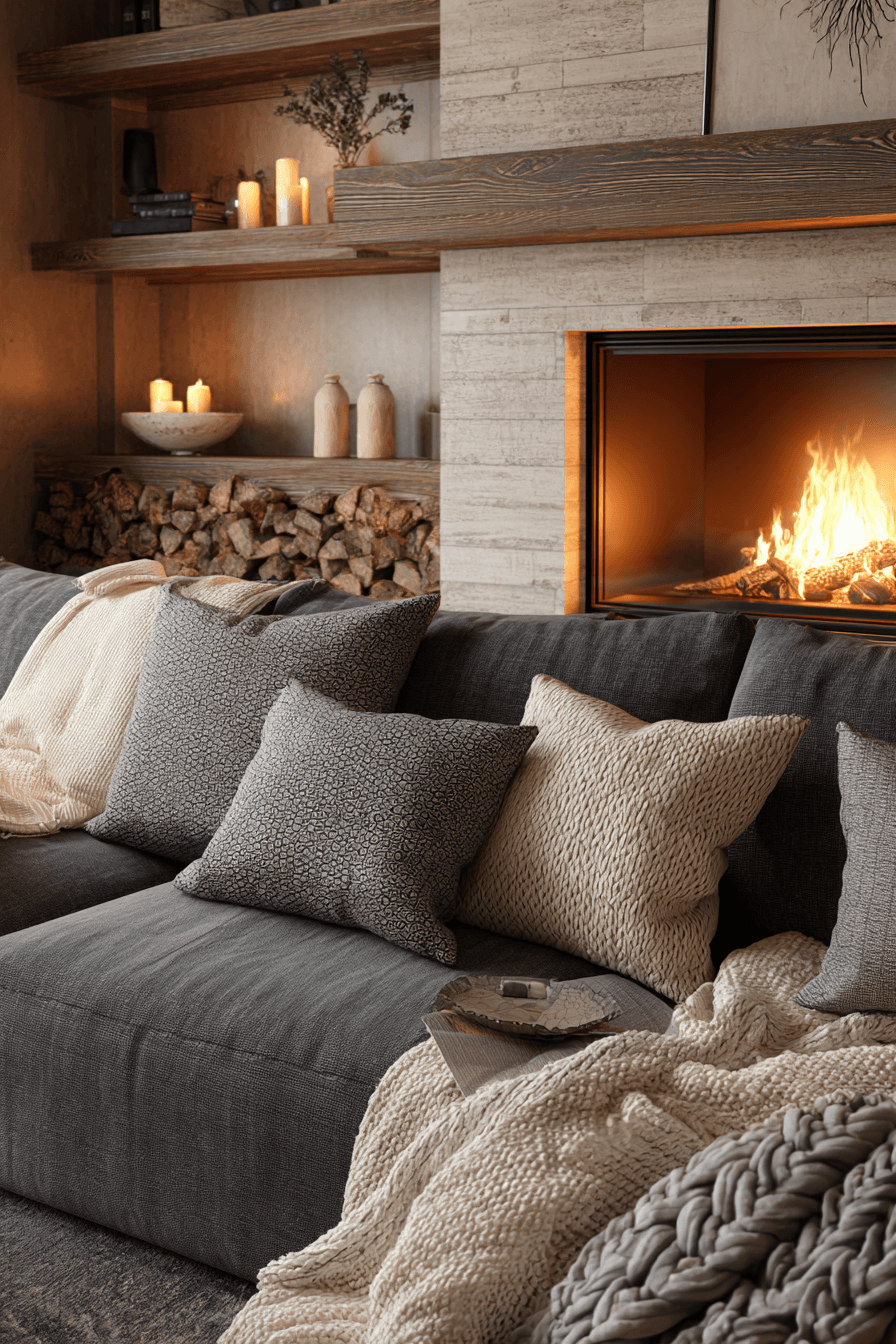 27 Dark Grey Couch Living Room Ideas That Look Stylish and Cozy