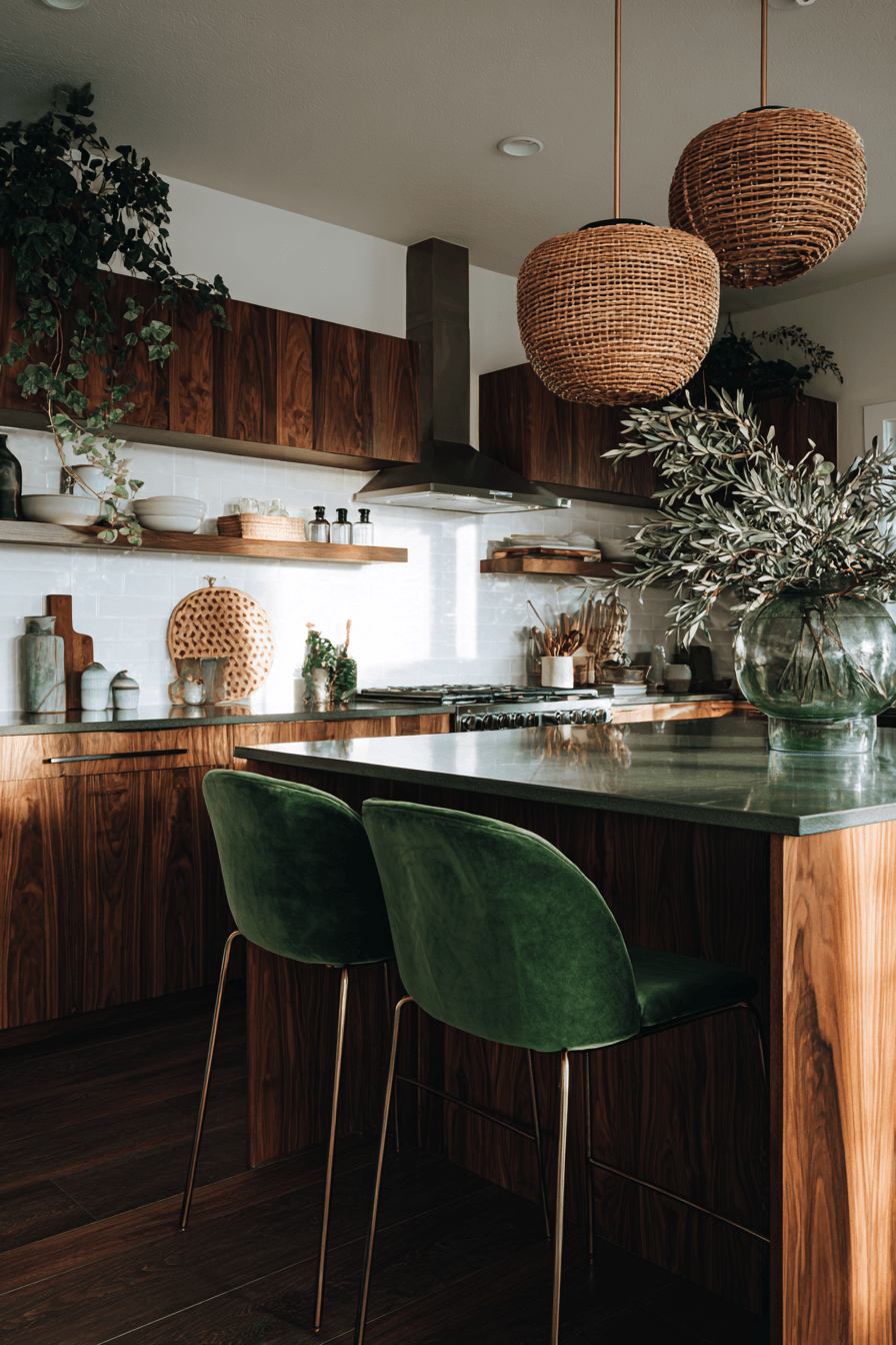 27 Walnut Kitchen Cabinet Ideas for a Warm and Timeless Home