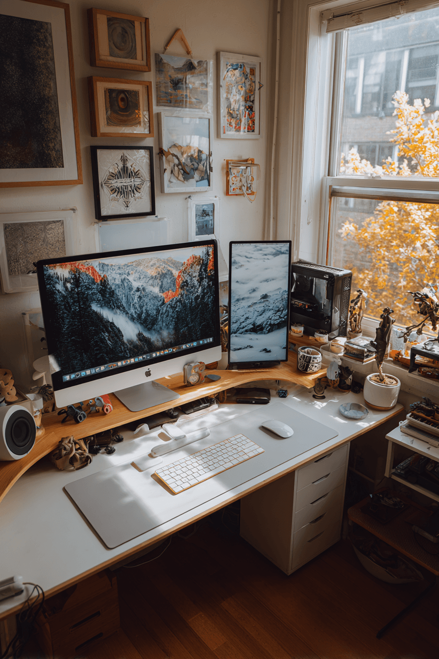 27 Minimalist Office Designs for a Clean and Clutter Free Space