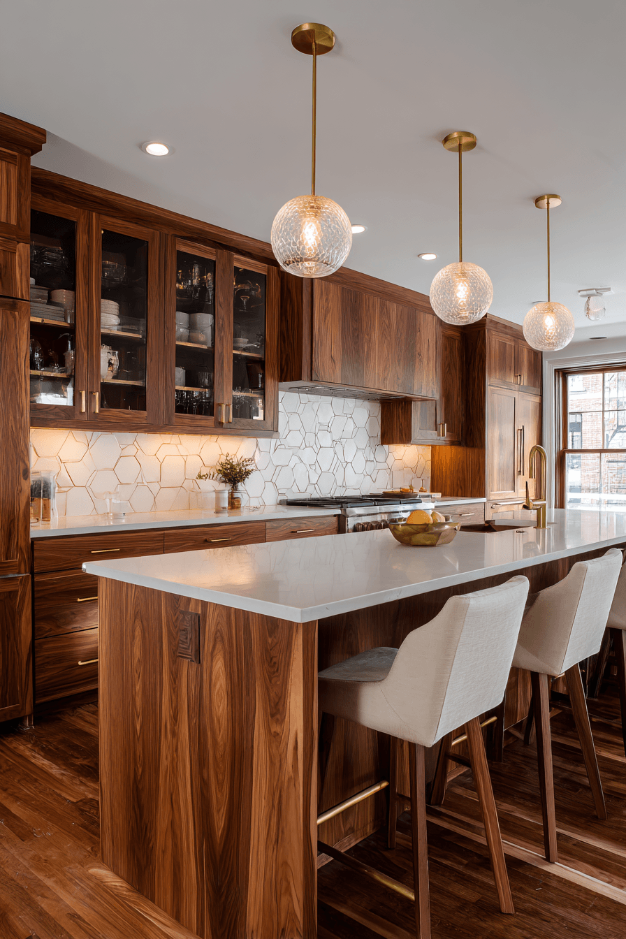 27 Walnut Kitchen Cabinet Ideas for a Warm and Timeless Home