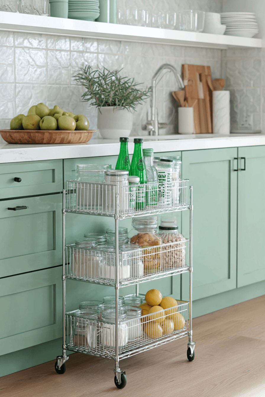 27 Gorgeous Mint Green Kitchen Cabinets Ideas You Will Love