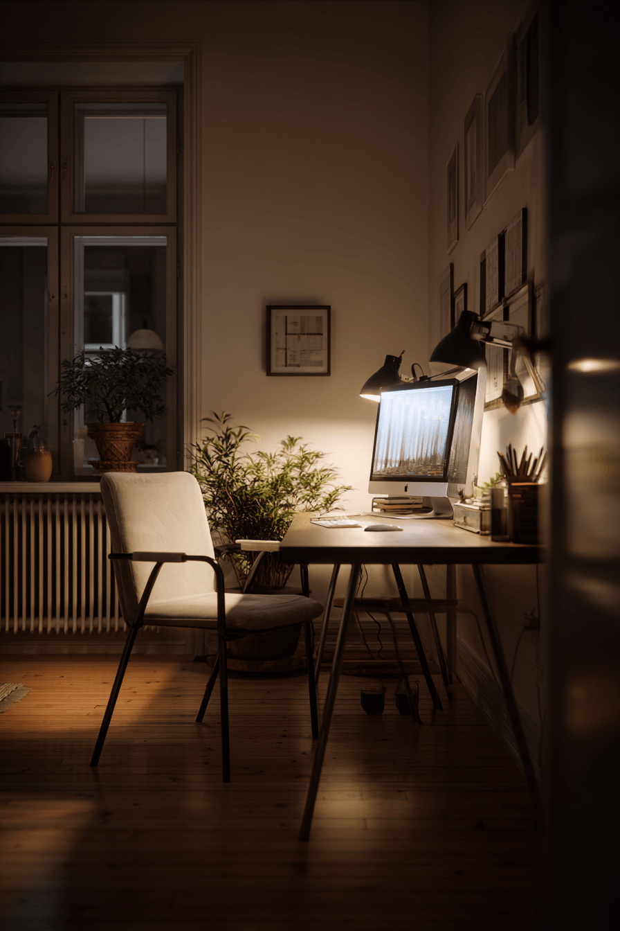 27 Minimalist Office Designs for a Clean and Clutter Free Space