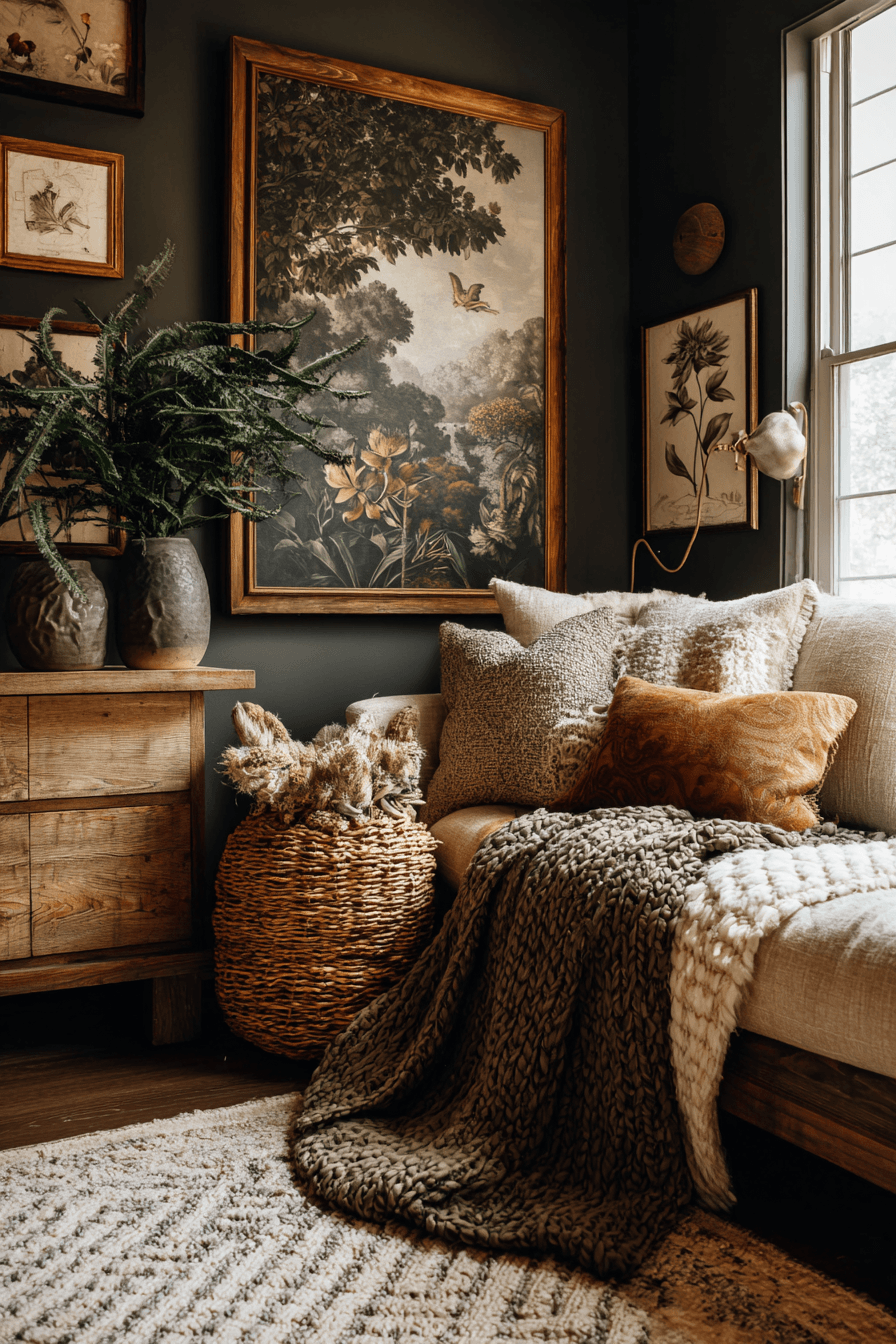 27 Dark Cottagecore Ideas for a Moody and Beautiful Home
