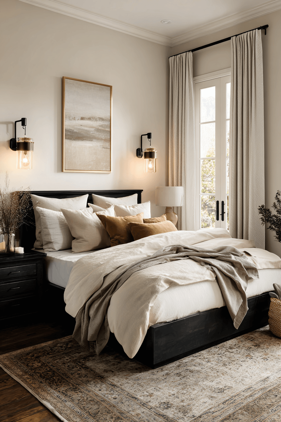 27 Black and Cream Bedroom Ideas for a Chic and Cozy Space