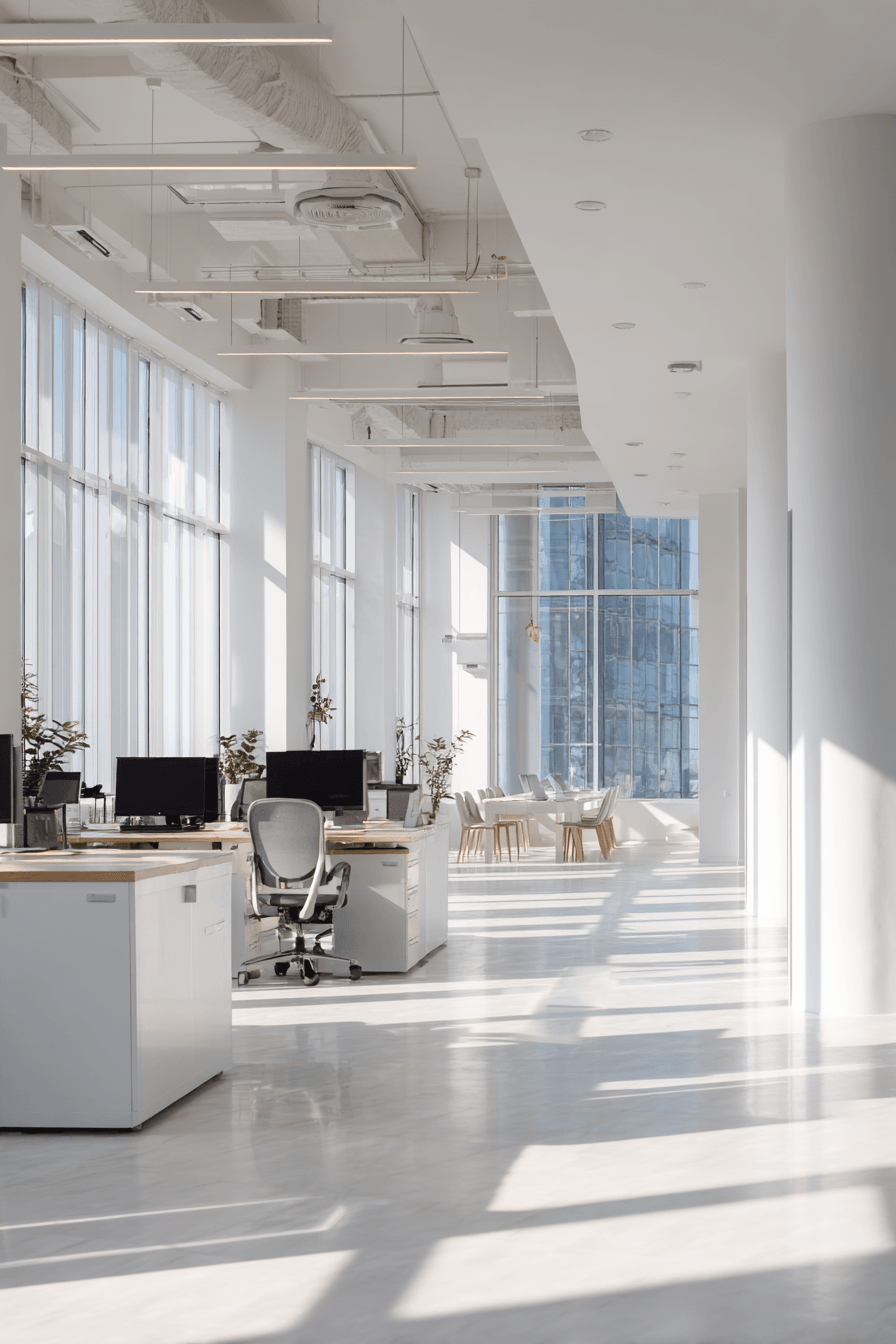 27 Minimalist Office Designs for a Clean and Clutter Free Space