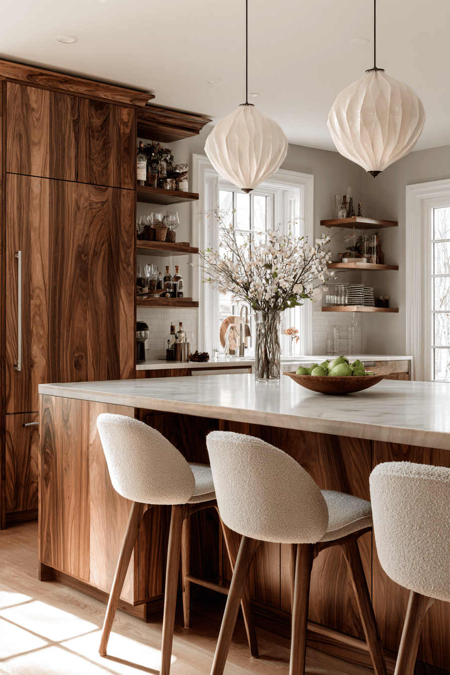27 Walnut Kitchen Cabinet Ideas for a Warm and Timeless Home