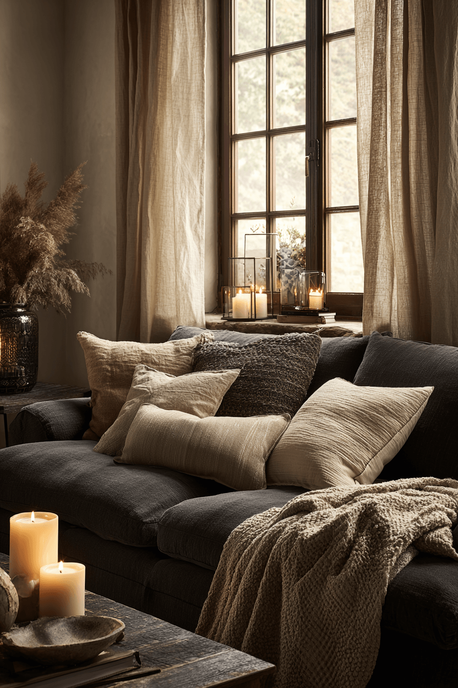 27 Dark Grey Couch Living Room Ideas That Look Stylish and Cozy