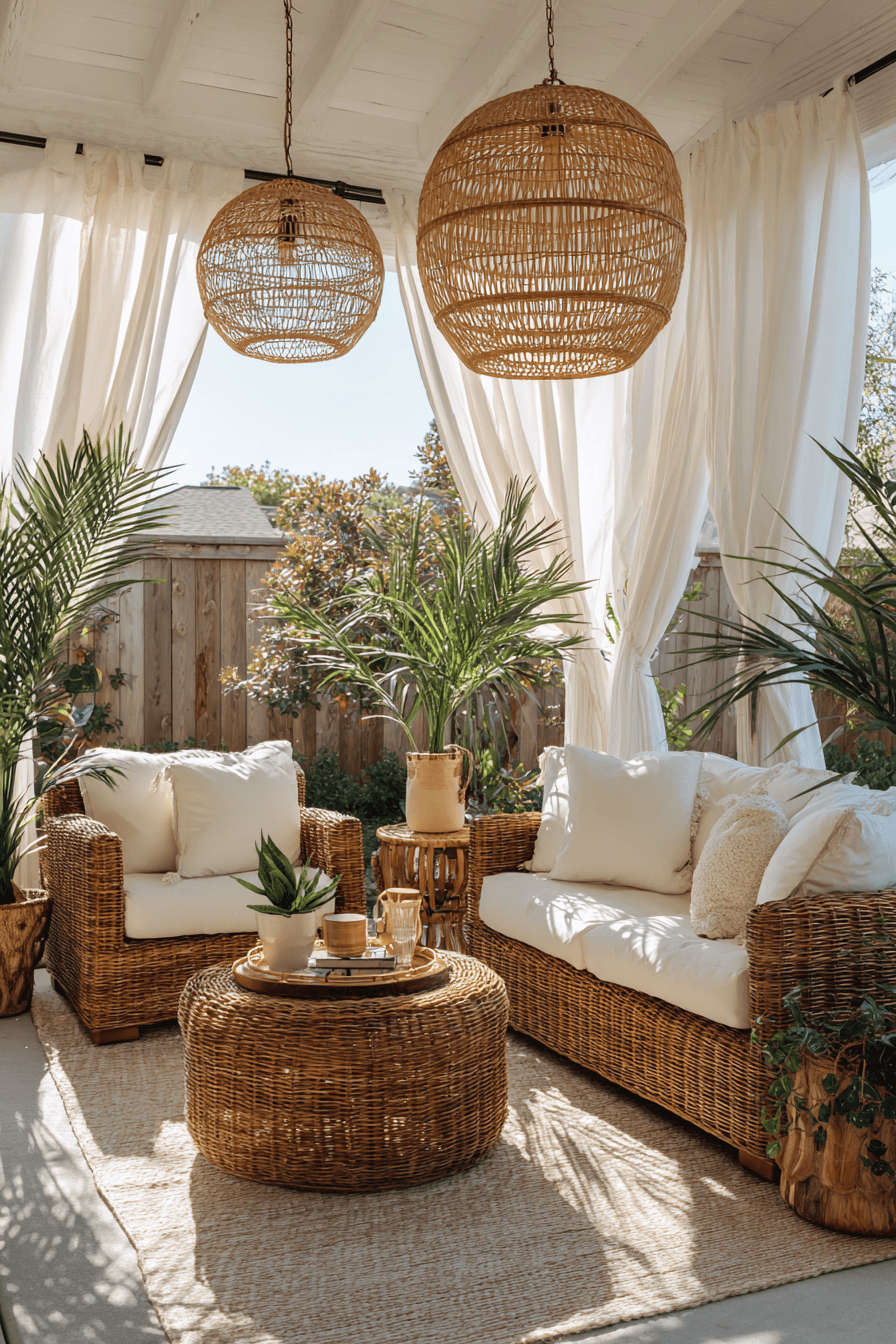 27 Boho Patio Ideas for a Cozy and Beautiful Outdoor Escape