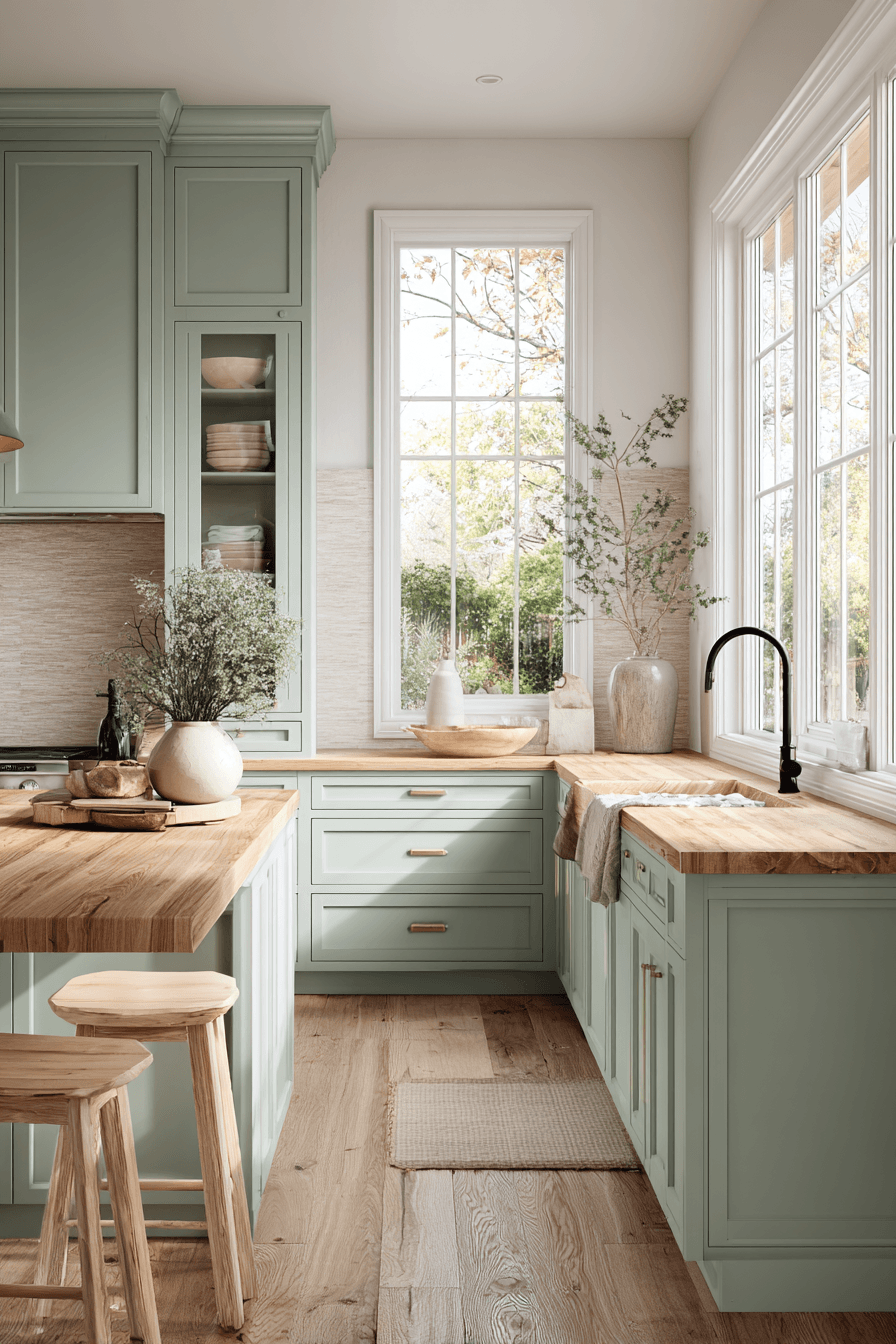 27 Gorgeous Mint Green Kitchen Cabinets Ideas You Will Love
