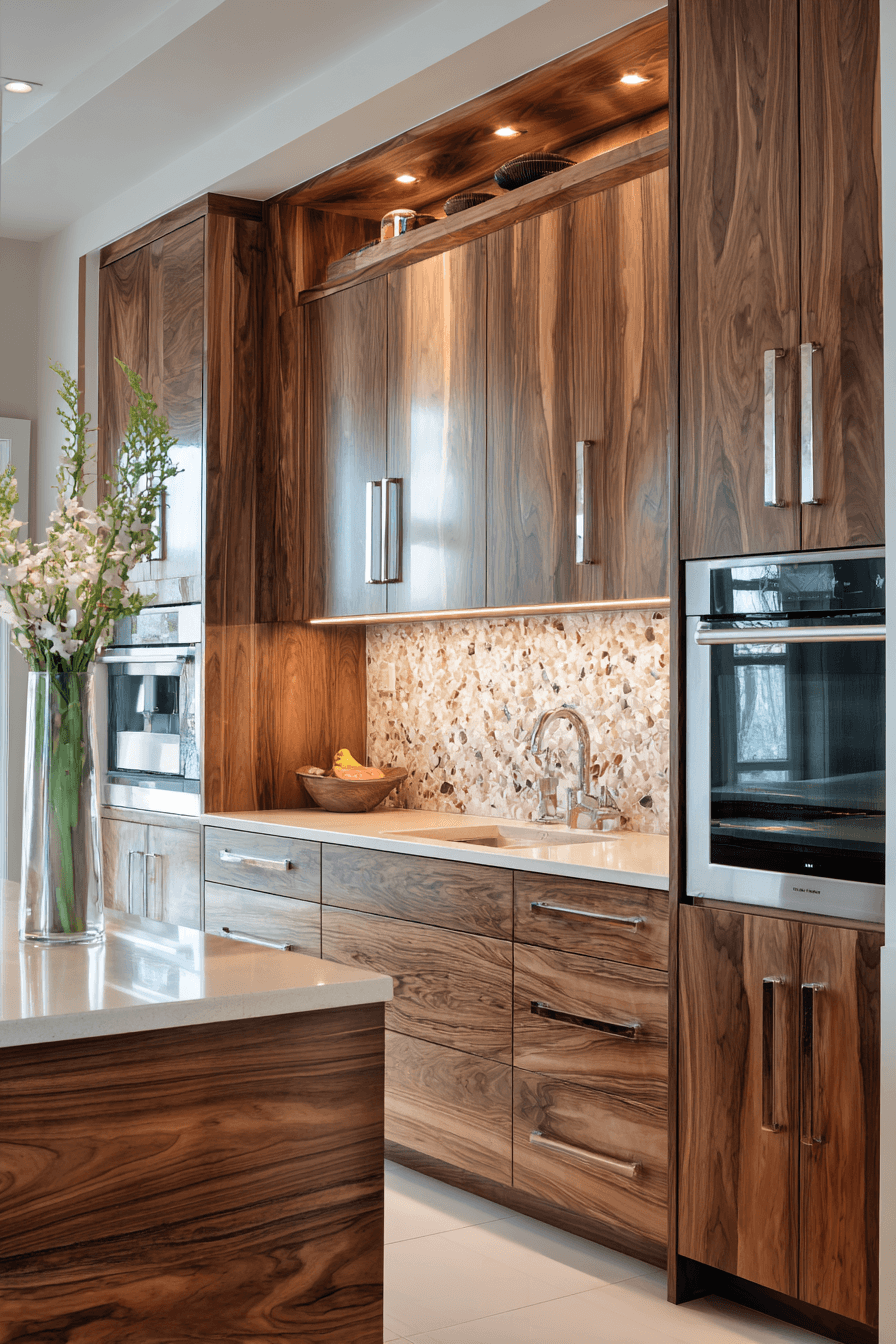 27 Walnut Kitchen Cabinet Ideas for a Warm and Timeless Home