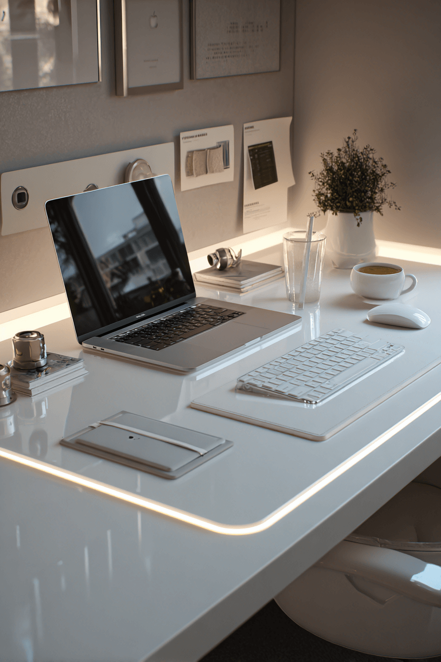 27 Minimalist Office Designs for a Clean and Clutter Free Space