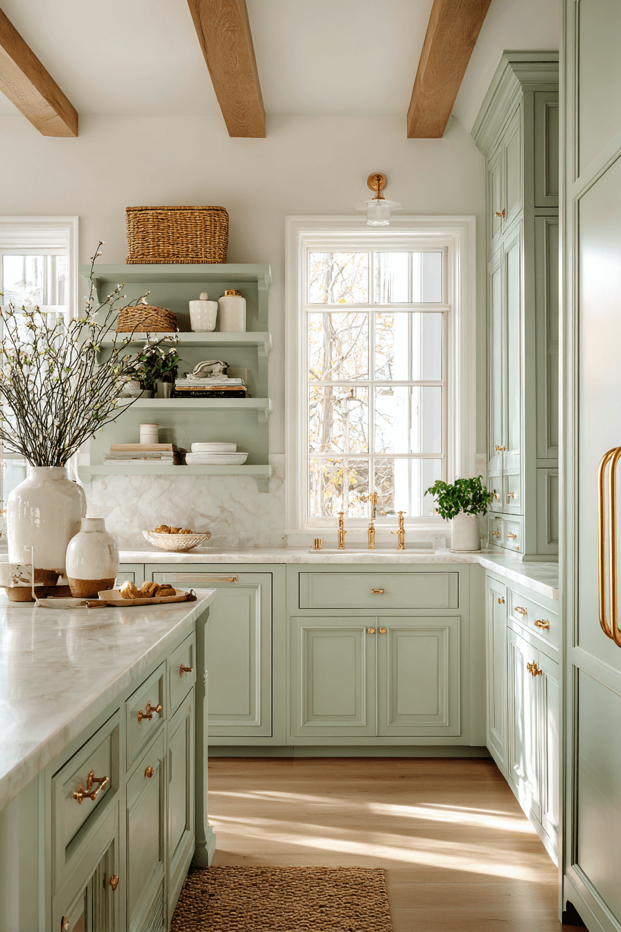 27 Gorgeous Mint Green Kitchen Cabinets Ideas You Will Love