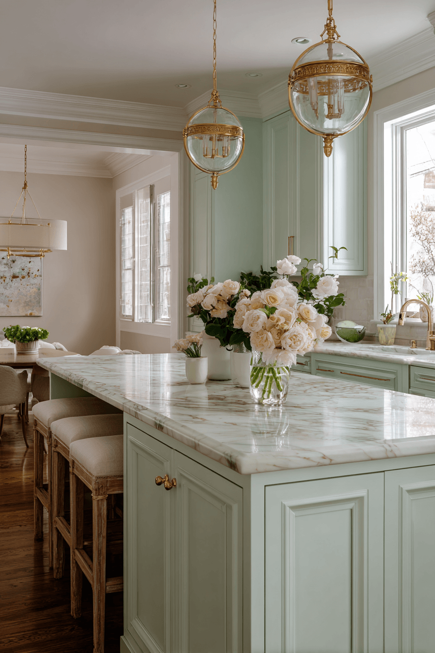 27 Gorgeous Mint Green Kitchen Cabinets Ideas You Will Love
