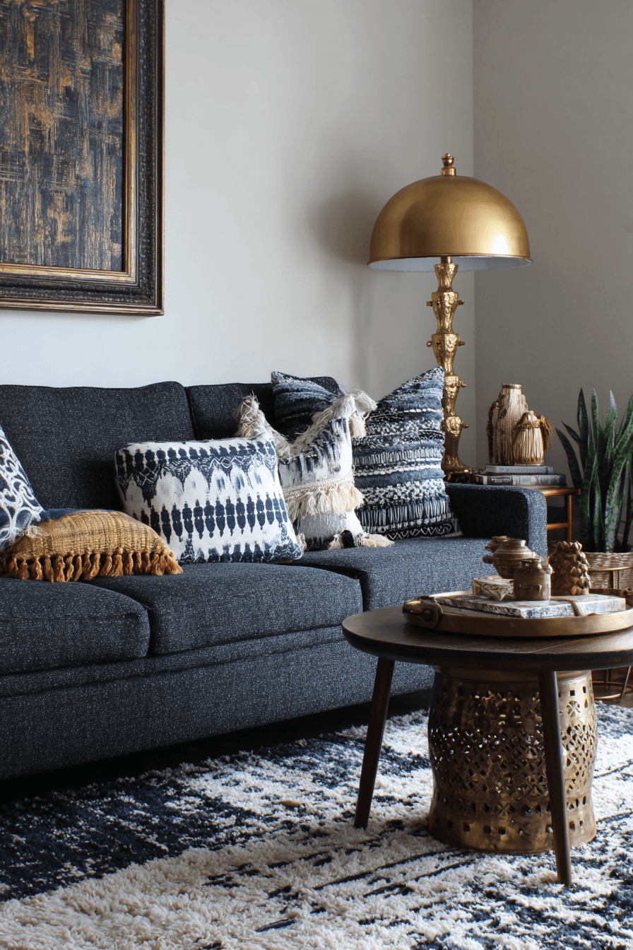 27 Dark Grey Couch Living Room Ideas That Look Stylish and Cozy
