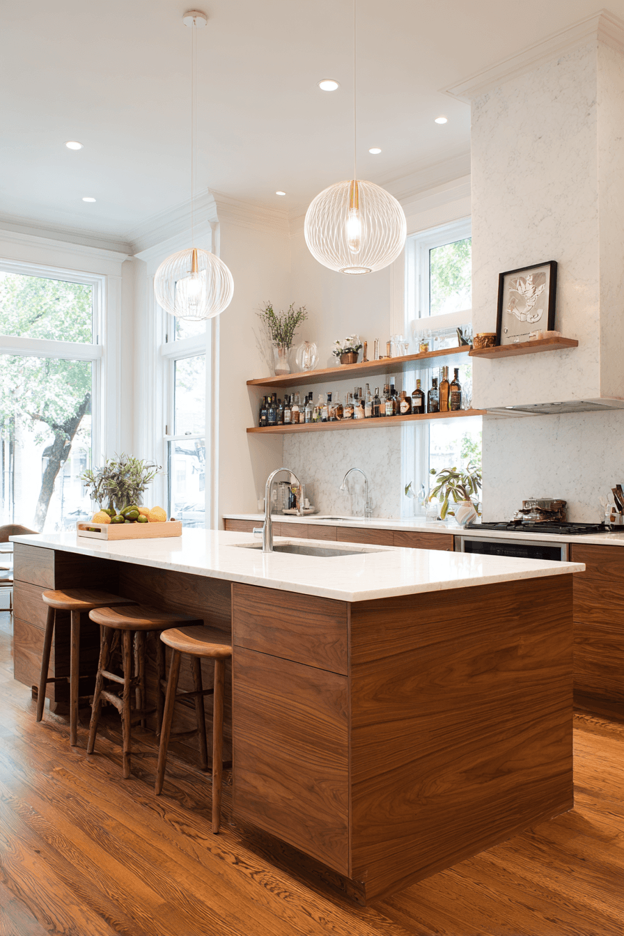 27 Walnut Kitchen Cabinet Ideas for a Warm and Timeless Home