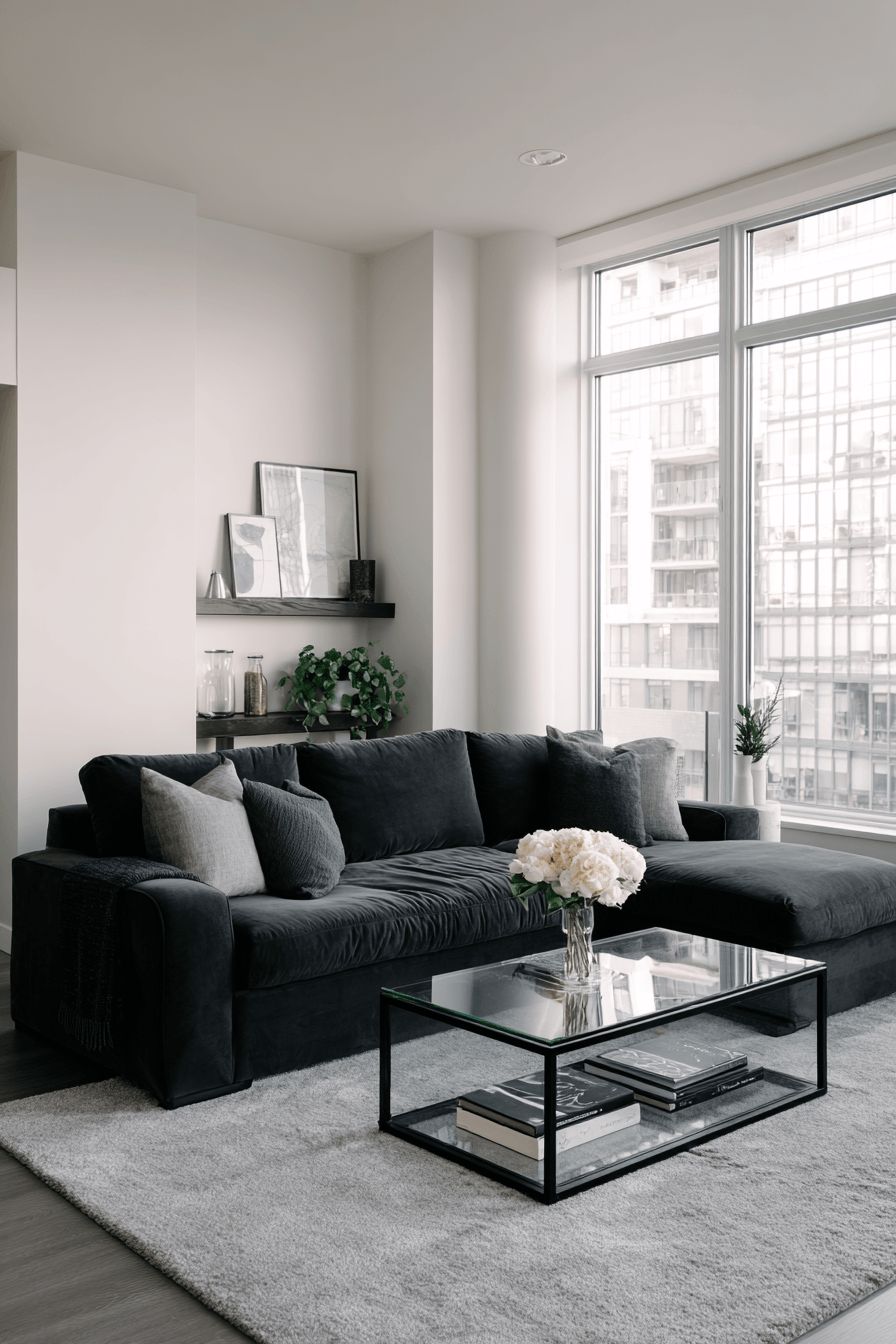 27 Dark Grey Couch Living Room Ideas That Look Stylish and Cozy