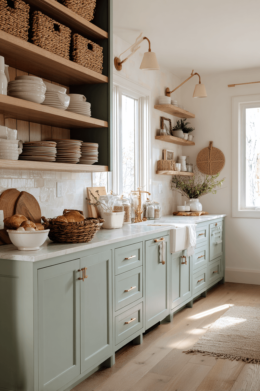 27 Gorgeous Mint Green Kitchen Cabinets Ideas You Will Love