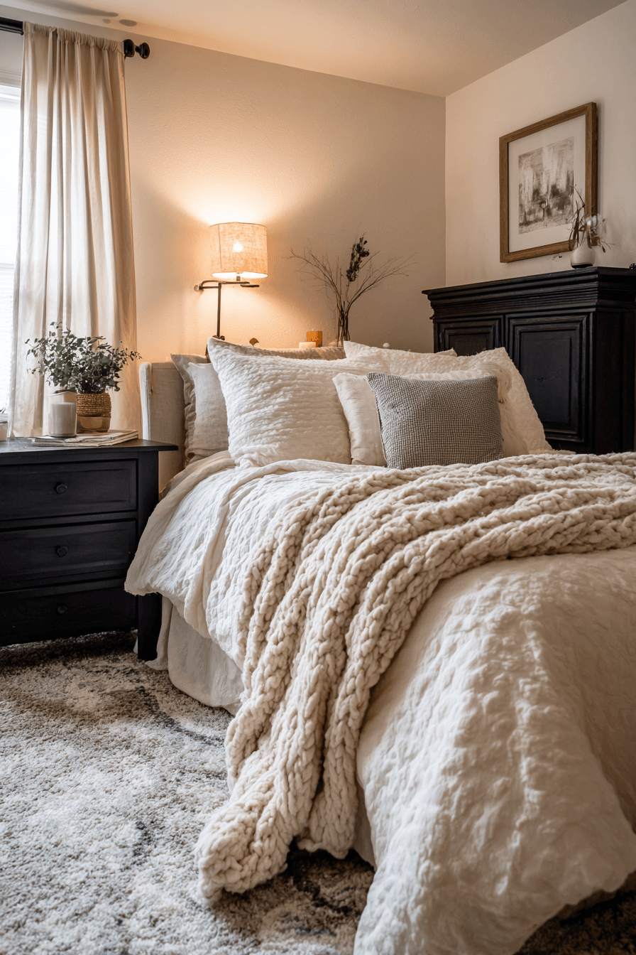 27 Black and Cream Bedroom Ideas for a Chic and Cozy Space