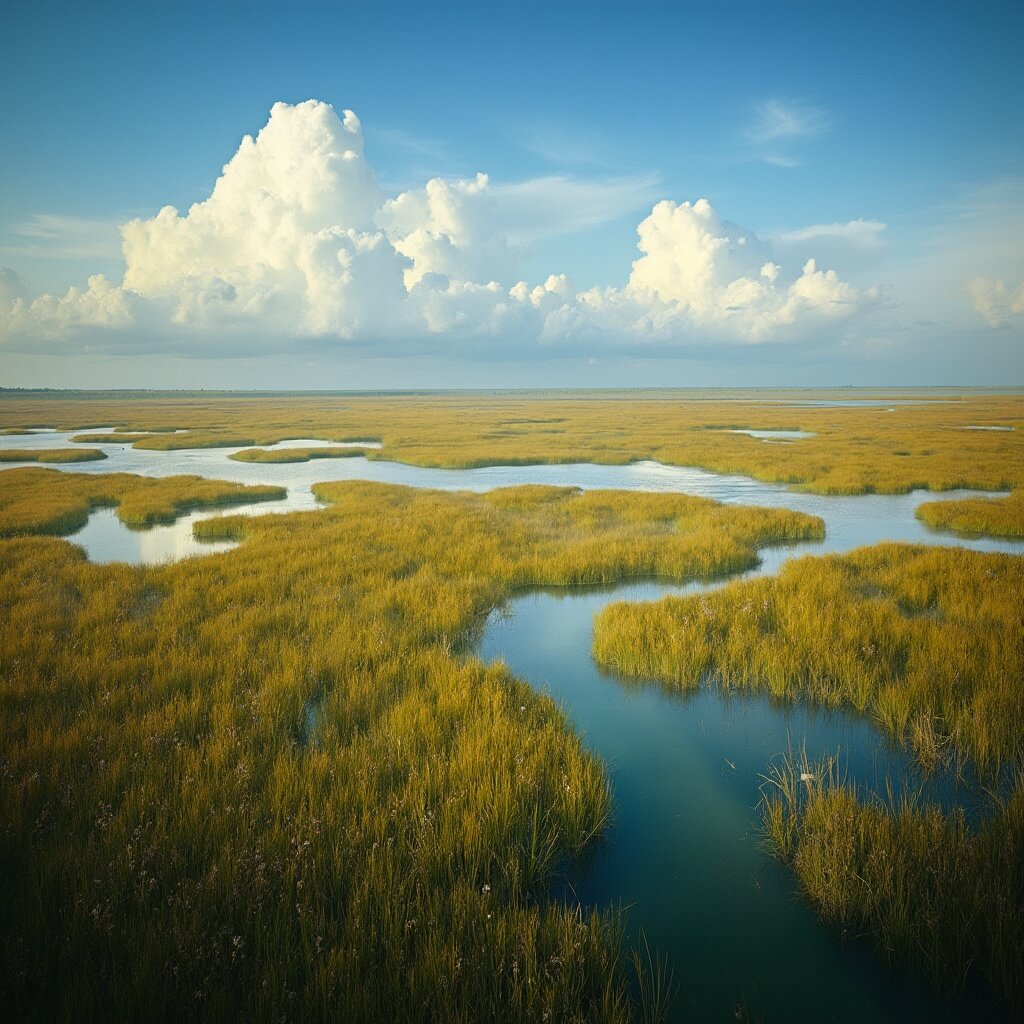 The Only Everglades Experience That'll Make You Question Everything You Thought You Knew About Wildlife Tours Wide-angle photography of vast Everglades sawgrass marshes with diverse ecosystems under dramatic Florida sky