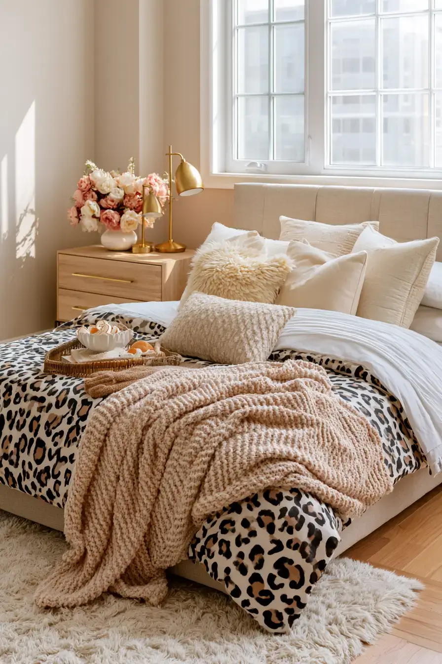 27 Bold Leopard Print Bedroom Ideas For A Chic Wild Space