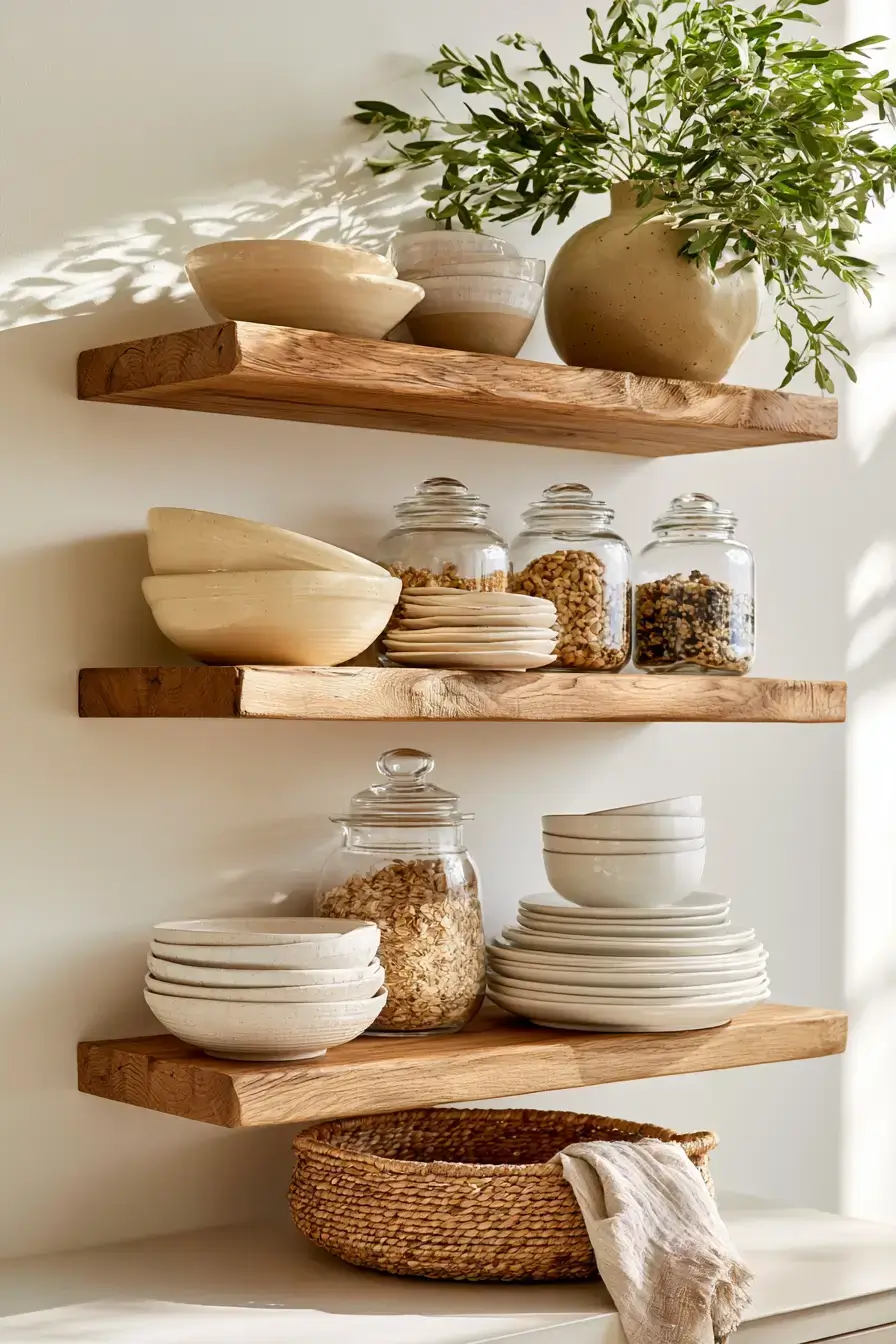 27 Beautiful Kitchen Shelf Decor Ideas For A Cozy Stylish Home