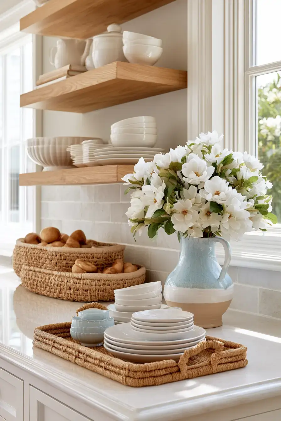 27 Beautiful Kitchen Shelf Decor Ideas For A Cozy Stylish Home