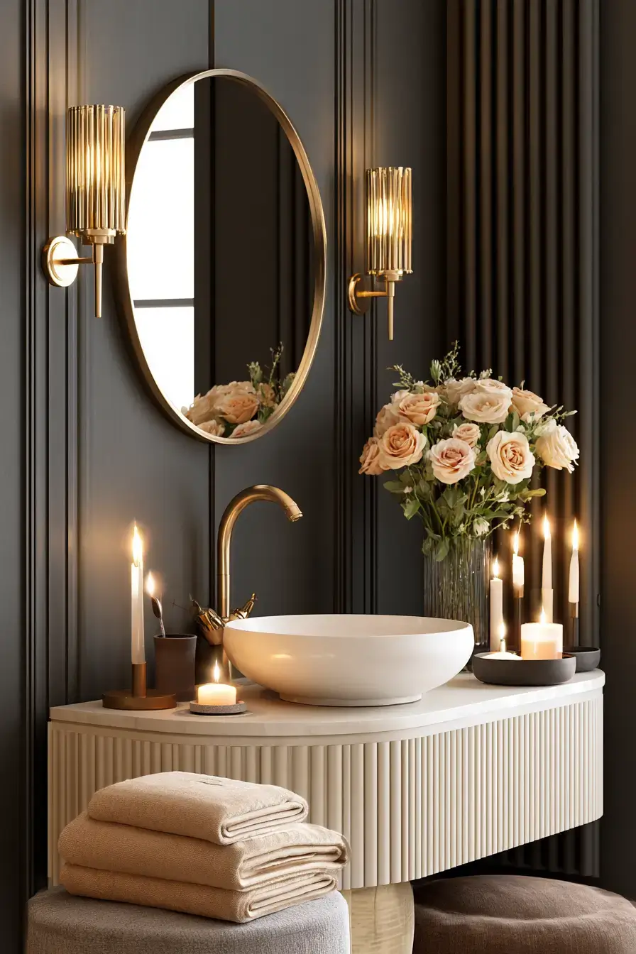 27 Moody Bathroom Ideas For A Dark Cozy Luxe Retreat