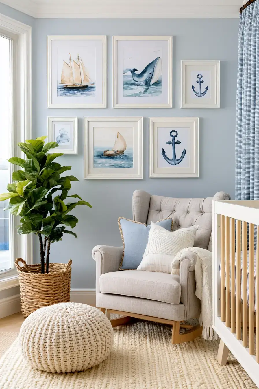 27 Sweet Nautical Nursery Ideas For A Cozy Ocean Inspired Baby Room